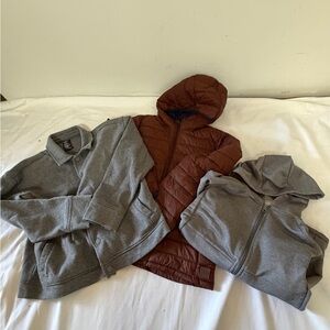 Boys size 10 jacket set 3 jackets gap kids and Carter’s